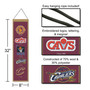 Cleveland Cavaliers Evolution 8x32 Inch Vertical Wool Embroidered Hanging Banner