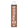 University of Texas Longhorns Hook'em 8x32 Inch Vertical Wool Embroidered Hanging Banner