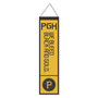 Pittsburgh Pirates City Edition 8x32 Inch Vertical Wool Embroidered Hanging Banner