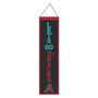 Arizona Diamondbacks Let's Go D-Backs 8x32 Inch Vertical Wool Embroidered Hanging Banner