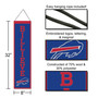 Buffalo Bills Billieve 8x32 Inch Vertical Wool Embroidered Hanging Banner