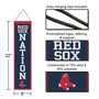 Boston Red Sox Red Sox Nation 8x32 Inch Vertical Wool Embroidered Hanging Banner