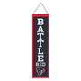 Houston Texans Slogan 8x32 Inch Vertical Wool Embroidered Hanging Banner
