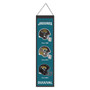 Jacksonville Jaguars Evolution 8x32 Inch Vertical Wool Embroidered Hanging Banner
