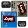 Loyola Chicago Ramblers Wordmark Large Flag