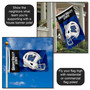 Grand Valley State Lakers Helmet Flag