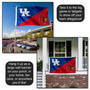 Kentucky vs Louisville House Divided 3x5 Flag