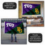 TCU vs Baylor House Divided 3x5 Flag