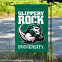 Slippery Rock University Wordmark Logo Garden Flag