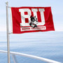 Boston Terriers Wordmark Boat and Mini Flag