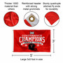 Texas Tech Red Raiders 2025 Big 12 Champions 3x5 Flag