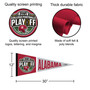 University of Alabama 2025 College Football Playoffs Pennant