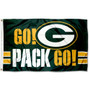 Green Bay Packers Go Pack Go Flag