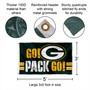 Green Bay Packers Go Pack Go Flag