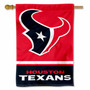 Houston Texans Wordmark Logo Double Sided House Banner Flag