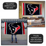 Houston Texans Jersey Stripes New Logo 3x5 Banner Flag