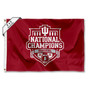 Indiana University 2025 National Champions 2x3 Foot Small Flag