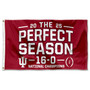 Indiana Hoosiers 2025 National Champions Perfect Season Flag