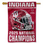 Indiana Hoosiers 2025 National Champions House Flag