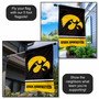 University of Iowa Wordmark Logo Banner Flag
