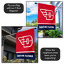 University of Dayton Wordmark Logo Banner Flag
