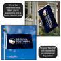 Georgia Southern University Wordmark Flag