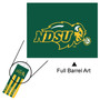 North Dakota State Bison Logo Windsock