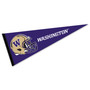 Washington UW Huskies 12 in X 30 in Football Helmet College Pennant