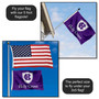 Holy Cross Crusaders Logo 2'x3' Flag