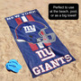 New York Giants Helmet 30x60 Inch Large Beach Towel