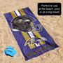 Baltimore Ravens Helmet 30x60 Inch Large Beach Towel