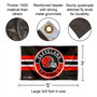 Cleveland Browns Patch Button Circle Logo Banner Flag