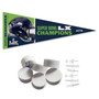 Seattle Seahawks Super Bowl LX Champions Pennant with Tack Wall Pads