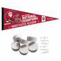 Indiana Hoosiers Undefeated Season and 2025 National Champions Banner Pennant with Tack Wall Pads