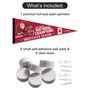Indiana Hoosiers Undefeated Season and 2025 National Champions Banner Pennant with Tack Wall Pads