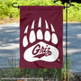 Montana Grizzlies Paw Logo Garden Flag and Yard Banner