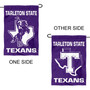 Tarleton State Texans Wordmark Logo Garden Flag and Yard Banner