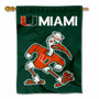 Hurricanes Retro Logo Two Sided House Flag