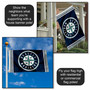 Seattle Mariners Logo Banner Flag