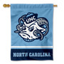UNC Tar Heels Wordmark Logo House Banner Flag