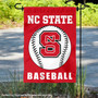 North Carolina State Wolfpack Baseball Garden Flag and Yard Banner