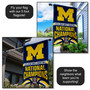 Michigan Team University Wolverines Basketball 2026 National Champions House Flag