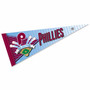 Philadelphia Phillies 90's Throwback MLB 12 in X 30 in Pennant