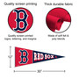 Boston Red Sox Block Stitch Pennant