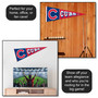 Chicago Baseball Block Stitch MLB 12 in X 30 in Pennant