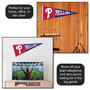 Philadelphia Phillies Block Stitch MLB 12 in X 30 in Pennant