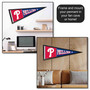 Philadelphia Phillies Block Stitch MLB 12 in X 30 in Pennant