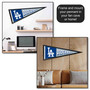 Los Angeles Dodgers Block Stitch MLB 12 in X 30 in Pennant