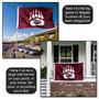 Montana Grizzlies Paw Logo 3x5 Flag