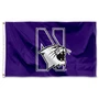 Northwestern Wildcats Logo 3x5 Flag